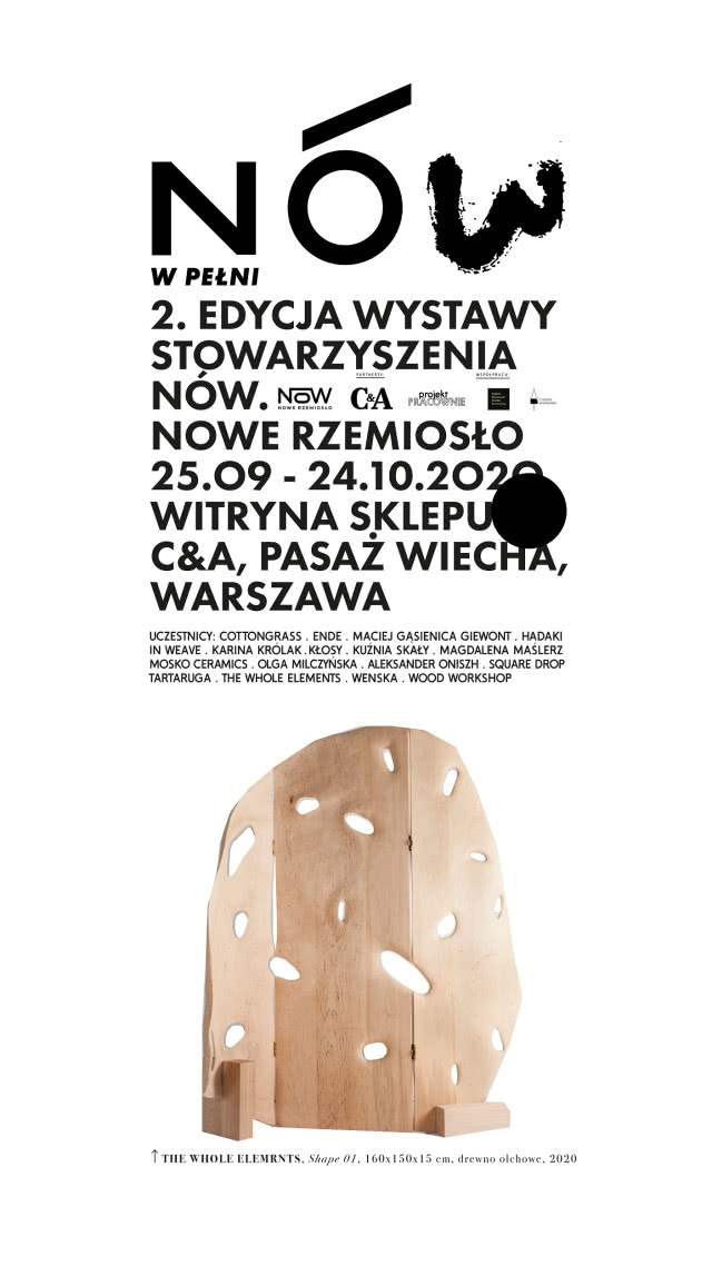 Plakat wystawy Nów w Pełni
