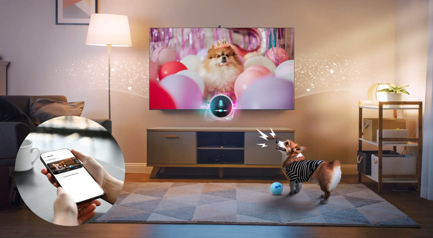 Nie tylko oglądasz - teraz telewizor opiekuje się pupilem