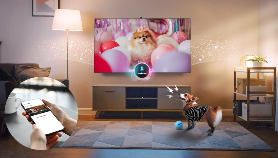 Nie tylko oglądasz - teraz telewizor opiekuje się pupilem