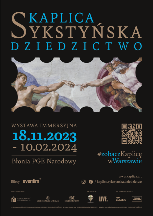 Kaplica Sykstyńska - DZIEDZICTWO - wystawa immersyjna

