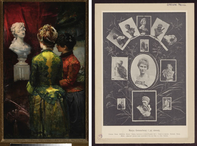 Na zdjęciach: Leon Wyczółkowski,
„W buduarze”, Piotr Ligier / Muzeum Narodowe w Warszawie; Wierzbicki B. i S-ka, druk, © Pracownia Fotograficzna MNW