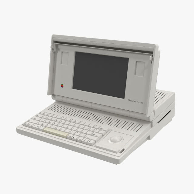 Apple Macintosh przenośny ważył ponad 7 kg.
