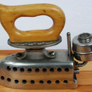 Żelazko obrotowe na duszę, Victor Iron, USA, XIX...