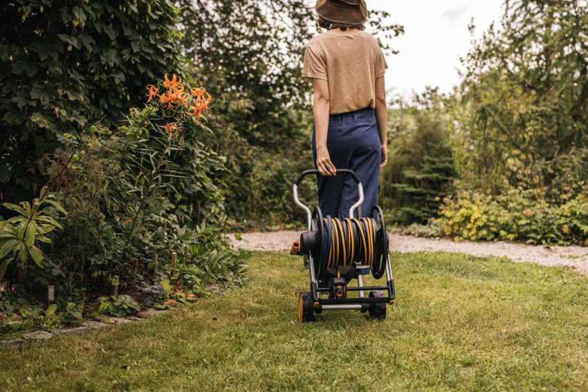 Wózek z wężem XL - zestaw