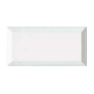 Kafel Mugat Blanco, biały, ceramika, wym: 200 x 100 mm