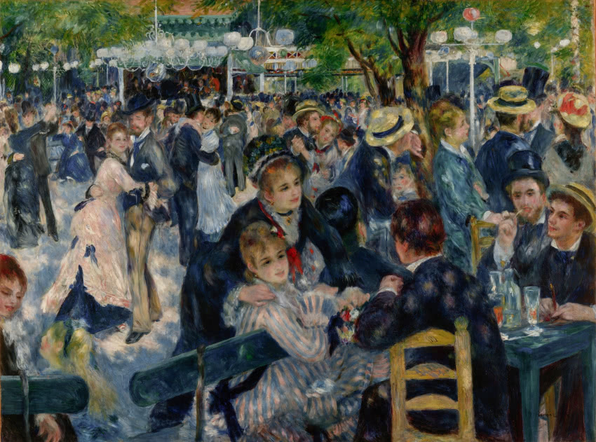 Auguste Renoir, "Bal w Moulin de la Galette"