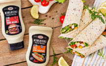 Piknikowe wrapy z warzywami i kurczakiem