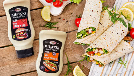 Piknikowe wrapy z warzywami i kurczakiem