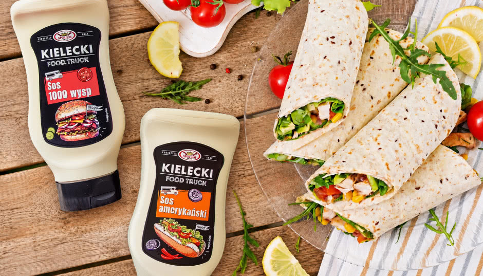 Piknikowe wrapy z warzywami i kurczakiem