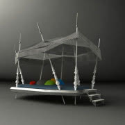 Toaletkę z taboretem Hannes Grebin zaprojektował...