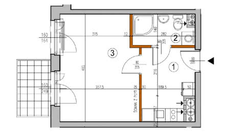 Mieszkanie 1 - pokojowe