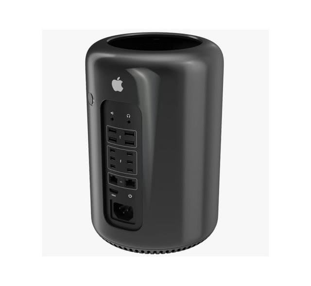 New Mac Pro 2013 3D model  wygląda jak bidon albo ekspres do kawy.