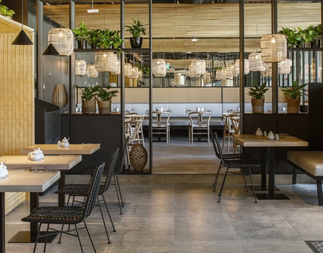 restauracja nowoczesną duża