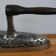 Żelazko obrotowe na duszę, Victor Iron, USA, XIX...