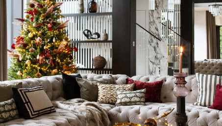 Nagrodzony dom projektu HOLA Design w bożonarodzeniowej odsłonie