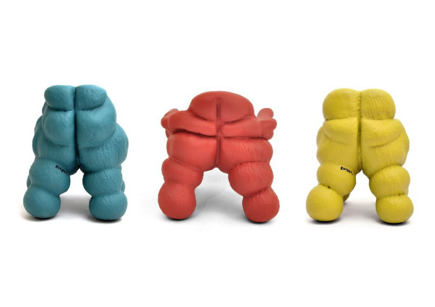 Siedziska Happy Misfits, projekt Rutger de Regt