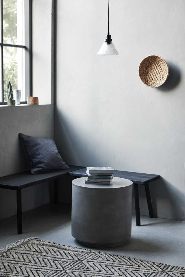 Pokój urzadzony w szarości