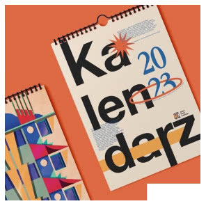 Kalendarz z ilustracjami Adama Kosika, PAKAMERA, 140 zł