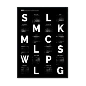 Kalendarz ścienny Board, UBIERZ SWOJE ŚCIANY, 69,99 zł