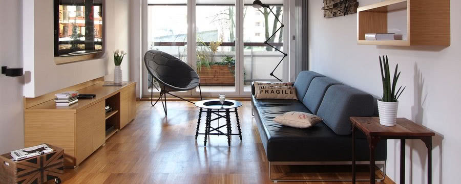 Nowoczesne mieszkanie + modernistyczne umeblowanie