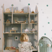 Drewniane biurko domek Familiok, Olokka Gruppe