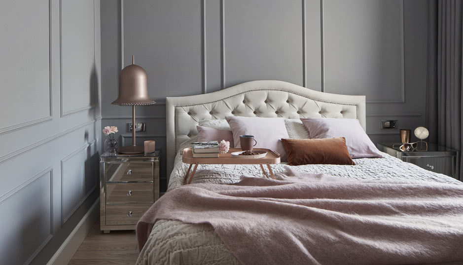 Pudrowa elegancja na warszawskim Mokotowie