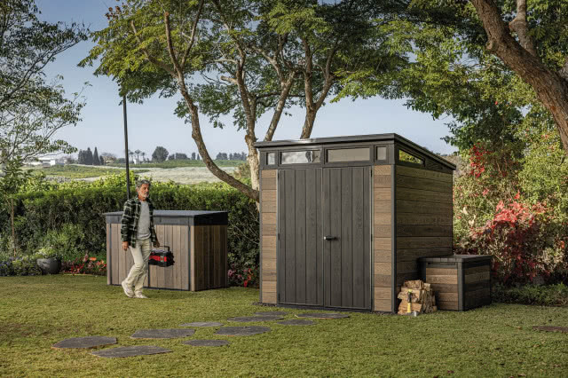 Domek narzędziowy Deco Pent 7 x7