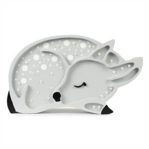 Lampa dla dzieci Sarna 37x19 cm jasnoszara, LITTLE LIGHTS, 459 zł