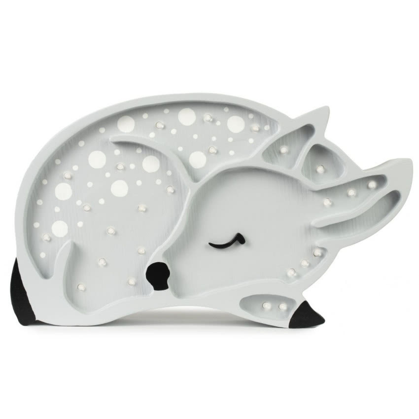 Lampa dla dzieci Sarna 37x19 cm jasnoszara,...