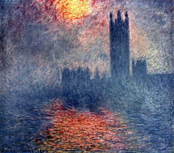 Claude Monet, "Parlament w Londynie"