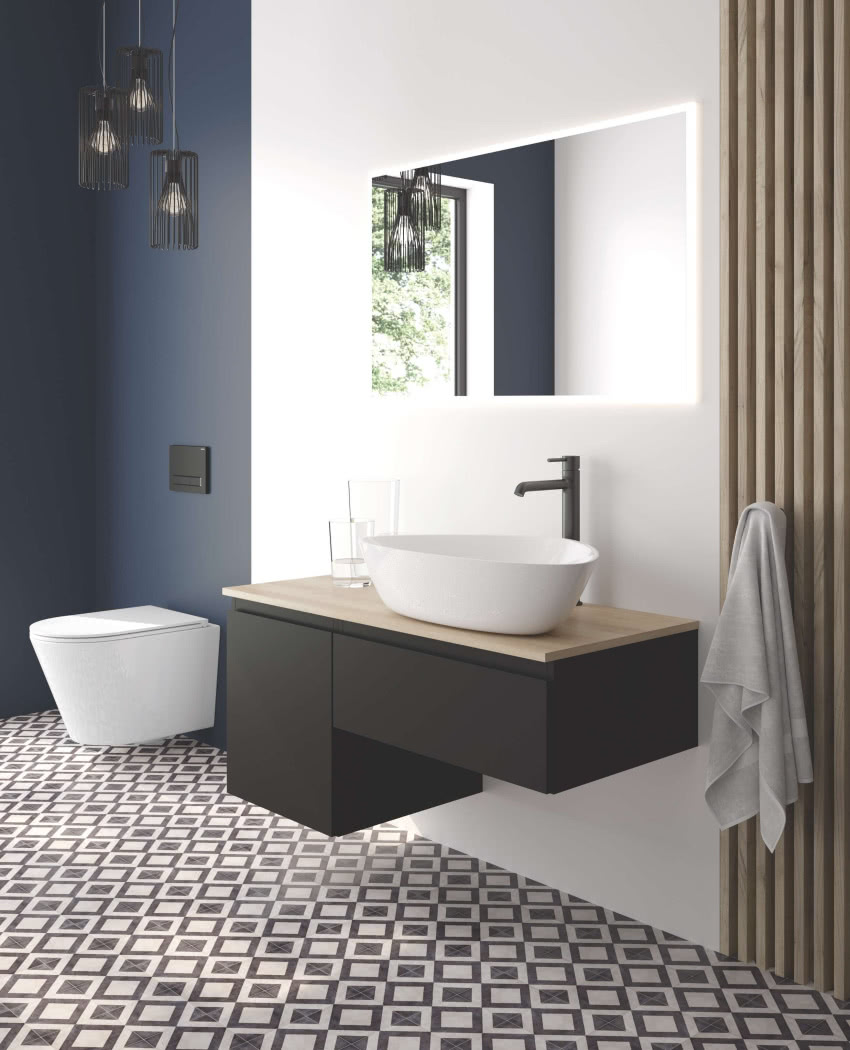 Oltens Molle Slim bateria umywalkowa stojąca,...