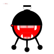 Grill - ilustracja z "Ilustrowanego elementarza...