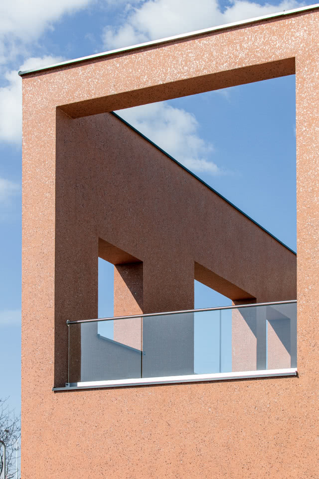 taras ze szklaną barierką