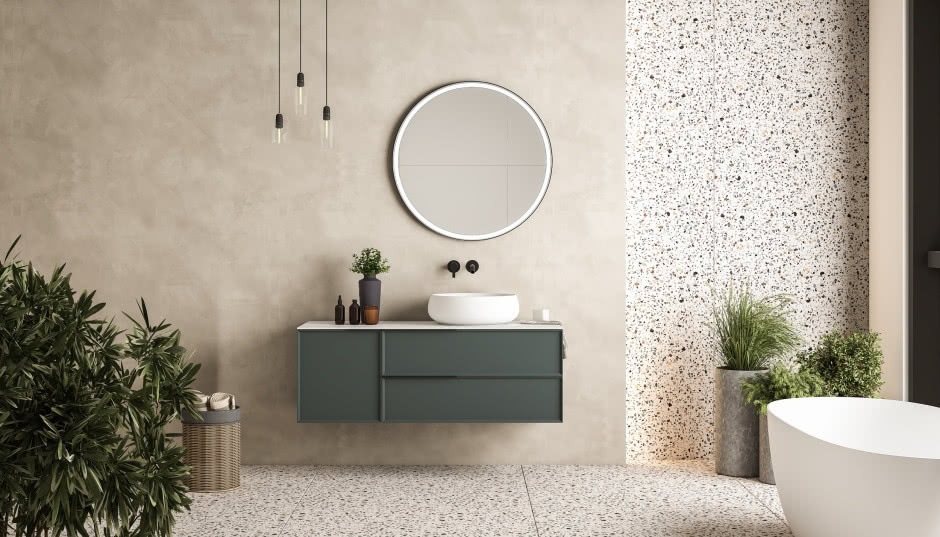 10 najpiękniejszych łazienek ze wzorem lastryko! Sprawdź, z czym go połączyć!