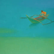 Wojciech Weiss, "Pejzaż", olej, płótno, 45 x 64...