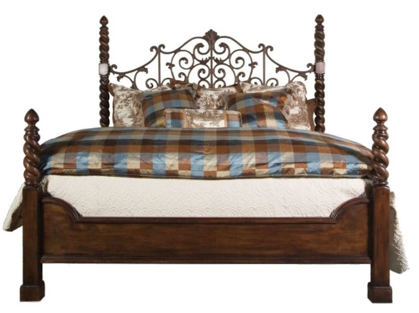 Łóżko z kolekcji "W toskańskim domu", Drexel...