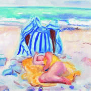 Wojciech Weiss, "Pejzaż", olej, płótno, 45 x 64...