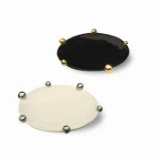 Orientalna lampa wykonana z ceramicznych kul...