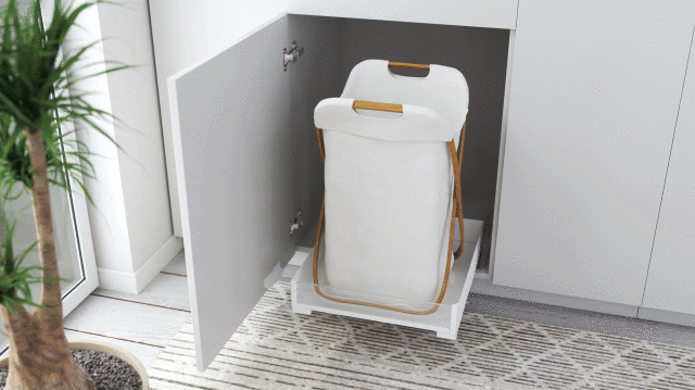 Szuflada z automatycznym dociągiem 