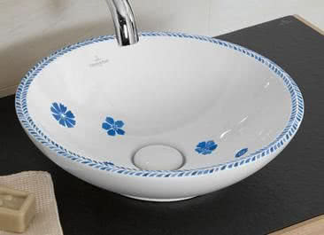 Okrągła umywalka-misa Loop & Friends ozdobiona...