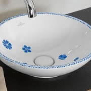 Okrągła umywalka-misa Loop & Friends ozdobiona...