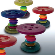 "Ścinki", z których szyte są patchworkowe obicia...