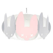 Lampa dla dzieci Sarna 37x19 cm jasnoszara,...