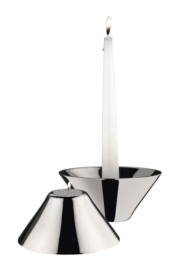 Dwustronny świecznik Laguna w kształcie ściętego...