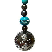 Orientalna lampa wykonana z ceramicznych kul...