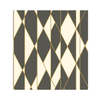Tapeta Geometric II, złote elementy, Cole&Son 