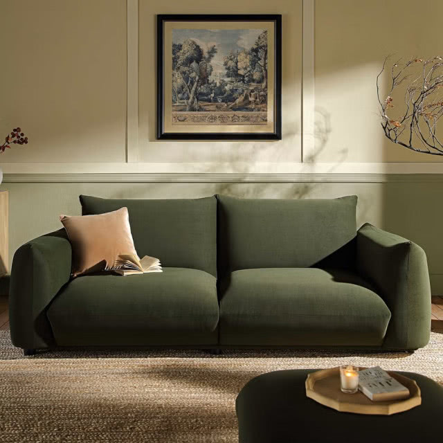 zielona sofa