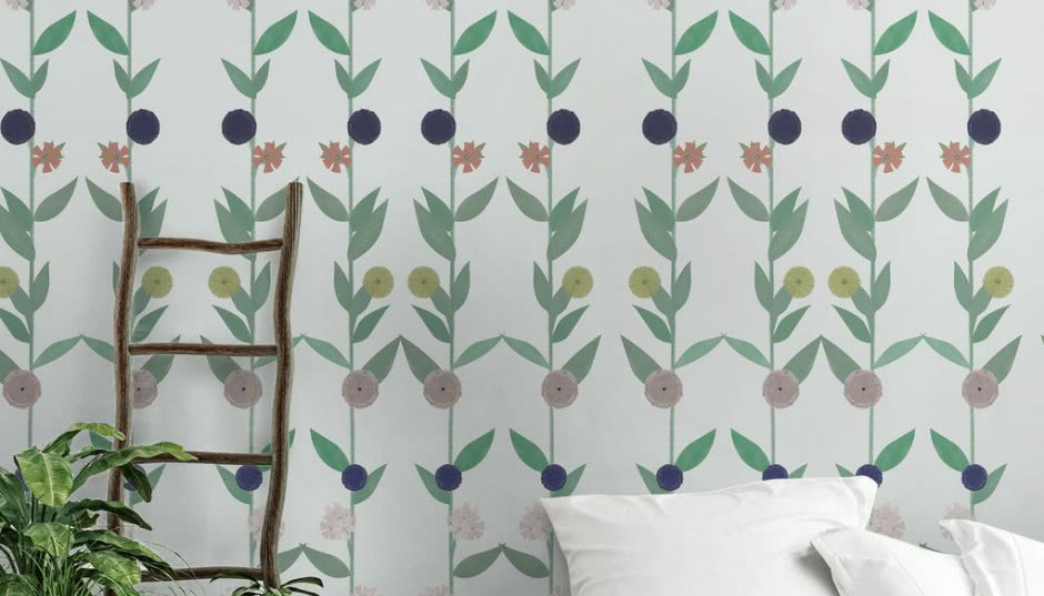 Barwne tkaniny i tapety ekologiczne marki Brevka art