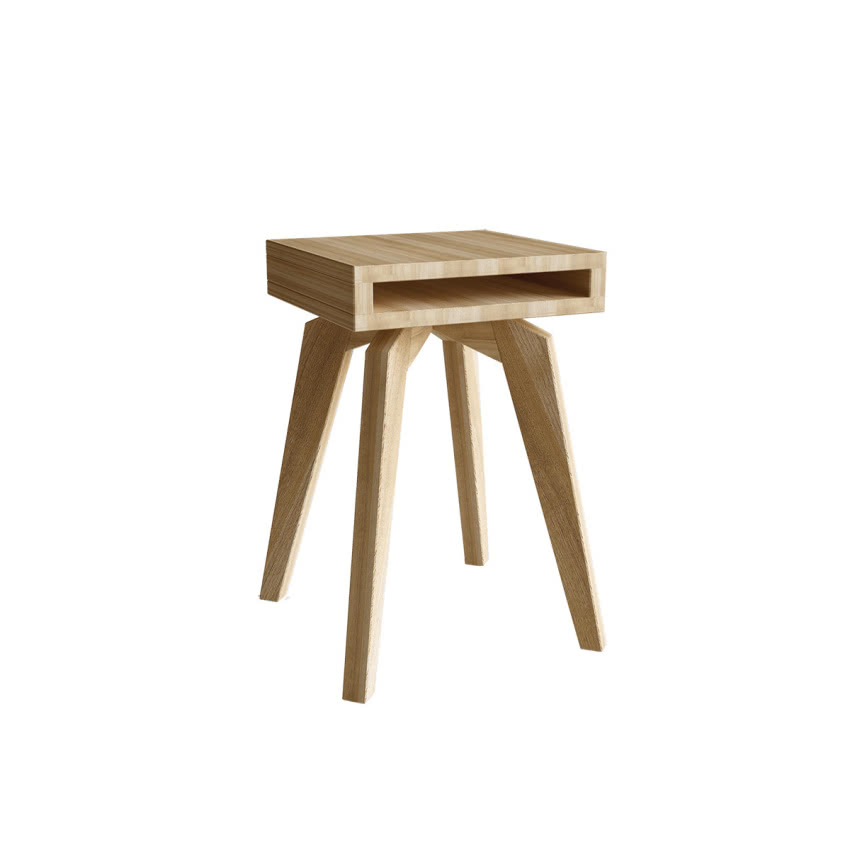 Stolik nocny Yeti, dębowy, dostępny
w czterech...