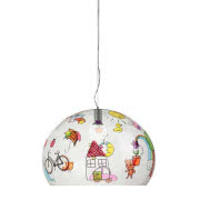 Lampa dla dzieci Sarna 37x19 cm jasnoszara,...